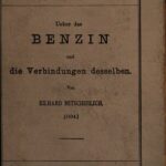 خرید و دانلود نسخه کامل کتاب Über das Benzin und die Verbindungen desselben (1834)