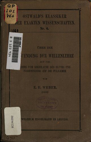 خرید و دانلود نسخه کامل کتاب Über die Anwendung der Wellenlehre auf die Lehre vom Kreislauf des Blutes und insbesondere auf die Pulsbildung (1850)_68b9195845e42.jpeg خرید و دانلود نسخه کامل کتاب Über die Anwendung der Wellenlehre auf die Lehre vom Kreislauf des Blutes und insbesondere auf die Pulsbildung (1850)