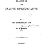خرید و دانلود نسخه کامل کتاب Über die Erhaltung der Kraft (1847)