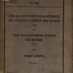 خرید و دانلود نسخه کامل کتاب Über die Kontinuität der gasförmigen und flüssigen Zustände und Über den gasförmigen Zustand der Materie (1869, 1876)