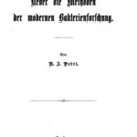 خرید و دانلود نسخه کامل کتاب Über die Methoden der modernen Bakterienforschung