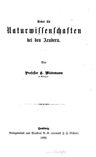 خرید و دانلود نسخه کامل کتاب Über die Naturwissenschaften bei den Arabern_68c1fefa7cbb3.jpeg خرید و دانلود نسخه کامل کتاب Über die Naturwissenschaften bei den Arabern