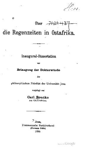 خرید و دانلود نسخه کامل کتاب Über die Regenzeiten in Ostafrika_68c1280cda5bd.jpeg خرید و دانلود نسخه کامل کتاب Über die Regenzeiten in Ostafrika