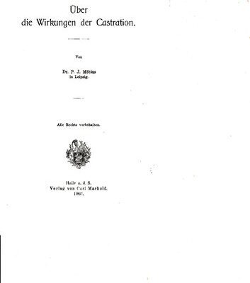 خرید و دانلود نسخه کامل کتاب Uber die Wirkungen der Castration
