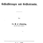 خرید و دانلود نسخه کامل کتاب Über Geistesstörungen und Geisteskranke
