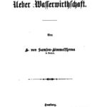 خرید و دانلود نسخه کامل کتاب Über Wasserwirtschaft