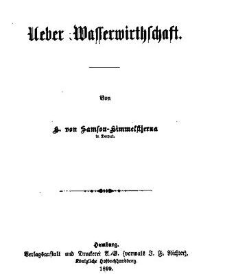 خرید و دانلود نسخه کامل کتاب Über Wasserwirtschaft