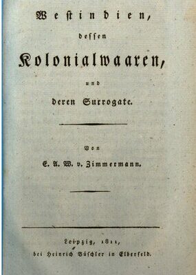 خرید و دانلود نسخه کامل کتاب Über Westindien, dessen Kolonialwaren, und deren Surrogate