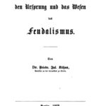 خرید و دانلود نسخه کامل کتاب Ueber den Ursprung und das Wesen des Feudalismus