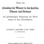 خرید و دانلود نسخه کامل کتاب Ueber die Abnahme der Wässer in den Quellen, Flüssen und Strömen bei gleichzeitiger Steigerung der Hochwässer in den Culturländern.