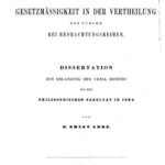 خرید و دانلود نسخه کامل کتاب UEBER DIE GESETZMÄSSIGKEIT IN DER VERTHEILUNG DER FEHLER BEI BEOBACHTUNGSREIHEN