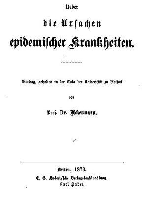خرید و دانلود نسخه کامل کتاب Ueber die Ursachen epidemiſcher Krankheiten. Vortrag, gehalten in der Aula der Univerſität zu Roſtock