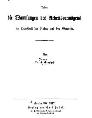خرید و دانلود نسخه کامل کتاب Ueber die Wandlungen des Arbeitsvermögens im Haushalt der Natur und der Gewerbe