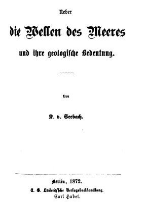 خرید و دانلود نسخه کامل کتاب Ueber die Wellen des Meeres und ihre geologiſche Bedeutung