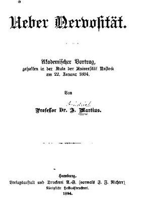 خرید و دانلود نسخه کامل کتاب Ueber Nervosität. Akademischer Vortrag, gehalten in der Aula der Universität Rostock am 22. Januar 1894