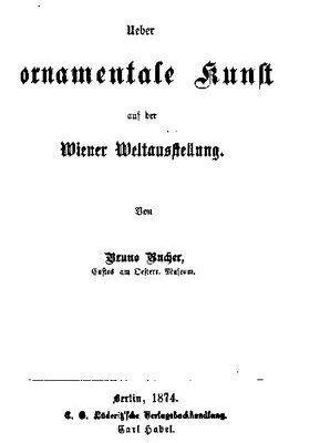 خرید و دانلود نسخه کامل کتاب Ueber ornamentale Kunst auf der Wiener Weltausstellung