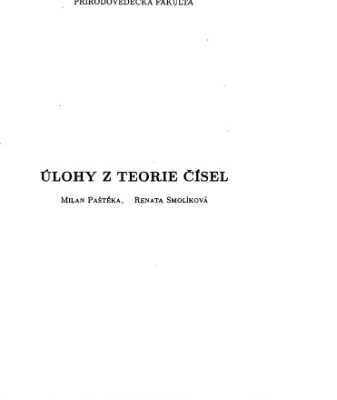 خرید و دانلود نسخه کامل کتاب Úlohy z Teorie Čísel