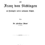 خرید و دانلود نسخه کامل کتاب Ulrich von Hutten und Franz von Sickingen als Vorkämpfer unserer nationalen Einheit