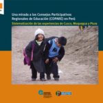 خرید و دانلود نسخه کامل کتاب Una mirada a los Consejos Participativos Regionales de Educación (COPARE) en Perú. Sistematización de las experiencias de Cuzco, Moquegua y Piura