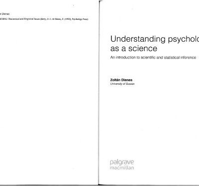 خرید و دانلود نسخه کامل کتاب Understanding psychology as a science : an introduction to scientific and statistical inference