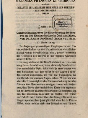 خرید و دانلود نسخه کامل کتاب Untersuchungen über die Eisbedeckung des Meeres an den Küsten der Inseln Ösel und Moon