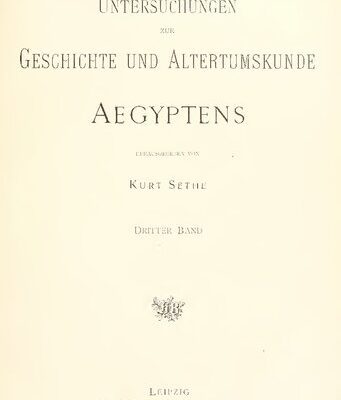 خرید و دانلود نسخه کامل کتاب Untersuchungen zur Geschichte und Altertumskunde Ägyptens