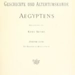 خرید و دانلود نسخه کامل کتاب Untersuchungen zur Geschichte und Altertumskunde Ägyptens