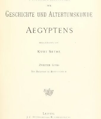خرید و دانلود نسخه کامل کتاب Untersuchungen zur Geschichte und Altertumskunde Ägyptens
