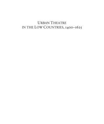 خرید و دانلود نسخه کامل کتاب Urban Theatre in the Low Countries : 1400-1625