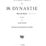 خرید و دانلود نسخه کامل کتاب Urkunden der 18. Dynastie