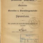 خرید و دانلود نسخه کامل کتاب Urkundliche Nachrichten zur Geschichte der Garnison u. Garnisongemeinde in Spandau