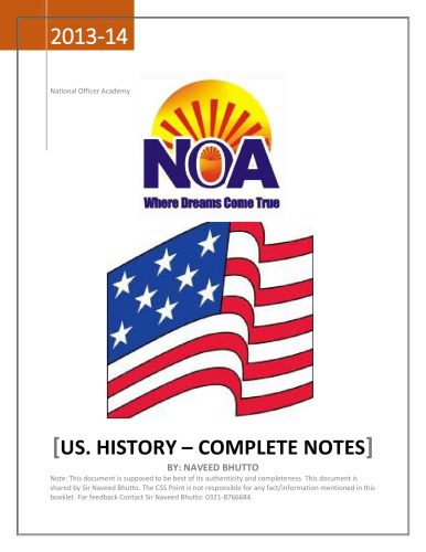 خرید و دانلود نسخه کامل کتاب US History Complete Notes for CSS_68c4973bc091c.jpeg خرید و دانلود نسخه کامل کتاب US History Complete Notes for CSS