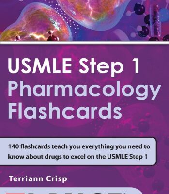 خرید و دانلود نسخه کامل کتاب USMLE Step 1 Pharmacology Review Flash Cards