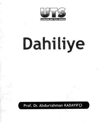 خرید و دانلود نسخه کامل کتاب UTS Dahiliye Konu Kitabı