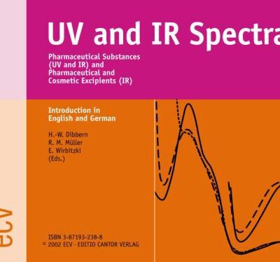 خرید و دانلود نسخه کامل کتاب UV and IR spectra: pharmaceutical substances (UV and IR) and pharmaceutical and cosmetic excipients (IR)