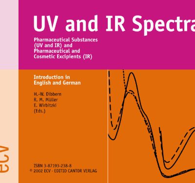 خرید و دانلود نسخه کامل کتاب UV and IR Spectra Pharmaceutical Substances (UV and IR) and Pharmaceutical and Cosmetic Excipients (IR)
