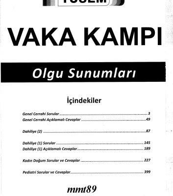خرید و دانلود نسخه کامل کتاب Vaka Kampı Olgu Sunumları