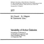 خرید و دانلود نسخه کامل کتاب Variability of Active Galaxies: Proceedings of a Workshop of the Sonderforschungsbereich 328 Held at Heidelberg, Germany 3–5 September 1990