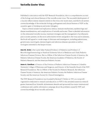 خرید و دانلود نسخه کامل کتاب Varicella-Zoster Virus: Virology and Clinical Management