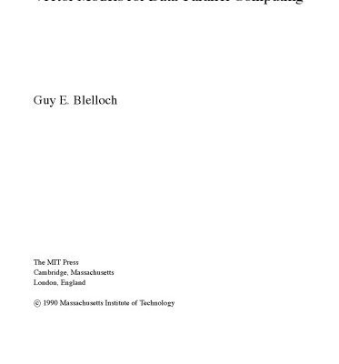 خرید و دانلود نسخه کامل کتاب Vector Models for Data-Parallel Computing (Artificial Intelligence Series)