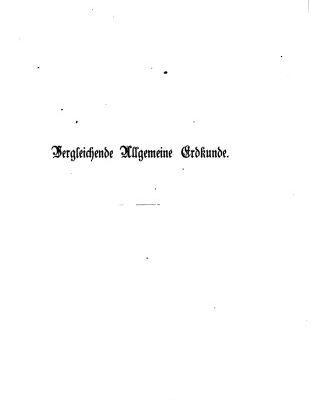 خرید و دانلود نسخه کامل کتاب Vergleichende Allgemeine Erdkunde in wissenschaftlicher Darstellung