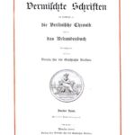 خرید و دانلود نسخه کامل کتاب Vermischte Schriften im Anschluss an die Berlinische Chronik und an das Urkundenbuch