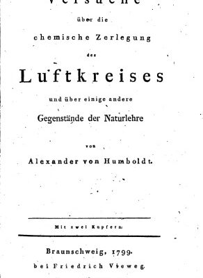 خرید و دانلود نسخه کامل کتاب Versuche über die chemische Zerlegung des Luftkreises und über einige andere Gegenstände der Naturlehre