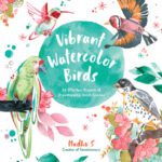 خرید و دانلود نسخه کامل کتاب Vibrant Watercolor Birds: 24 Effortless Projects of Showstopping Avian Species
