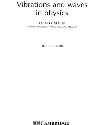 خرید و دانلود نسخه کامل کتاب Vibrations and Waves in Physics