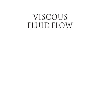 خرید و دانلود نسخه کامل کتاب Viscous Fluid Flow
