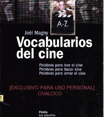 خرید و دانلود نسخه کامل کتاب Vocabularios del cine