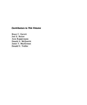 خرید و دانلود نسخه کامل کتاب [Vol. VI Part A: Theory of Scattering: Papers in Honor of Henry Eyring] Theoretical Chemistry: Advances and Perspectives