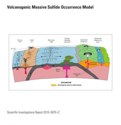 خرید و دانلود نسخه کامل کتاب Volcanogenic Massive Sulfide (VMS) Occurrence Model