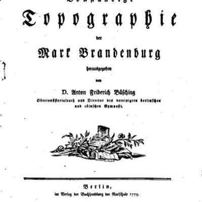 خرید و دانلود نسخه کامل کتاب Vollständige Topographie der Mark Brandenburg